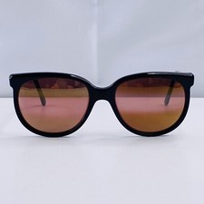 Lion In The Sun Sunglasses Black Womens Red Tint Lenses USA Vintage