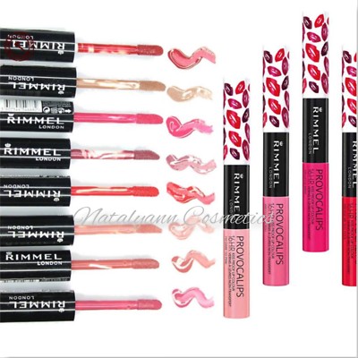 Rimmel Provocalips/Kiss & Stay 16 Stunden kisssichere Lippenfarbe alle Schattierungen KOSTENLOSER VERSAND