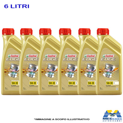 6 LITRE CASTROL EDGE 5W30M ENGINE OIL Longlife 04 BMW MercedesBenz ACEA C3