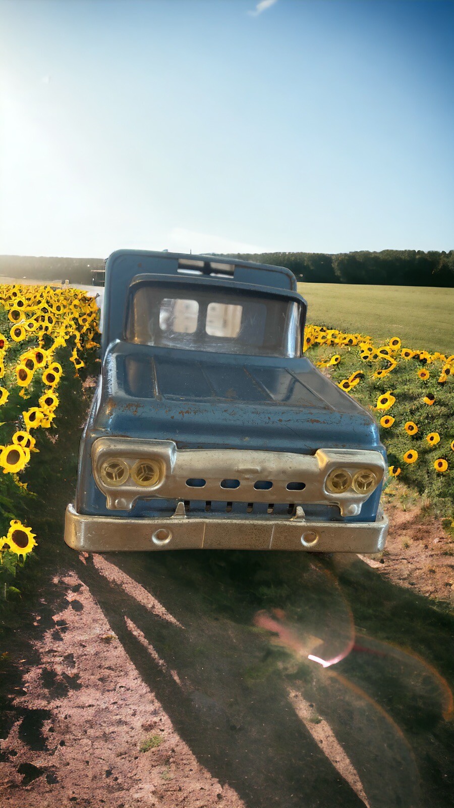VINTAGE 1959 Tonka BLUE Service Truck in GOOD CONDITION eBay