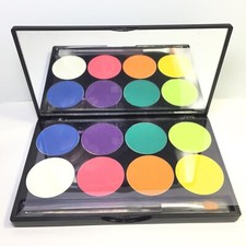 Mehron Intense Pro Pressed Powder Pigments 8 Colors - Fire Palette, 168-PAL-F