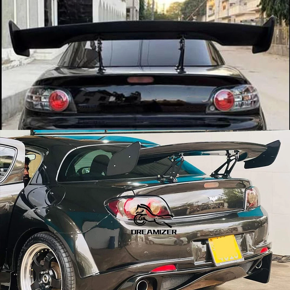 Alerón trasero ajustable de fibra de carbono GT para Chevrolet Cavalier 57" Foto 4 de 4