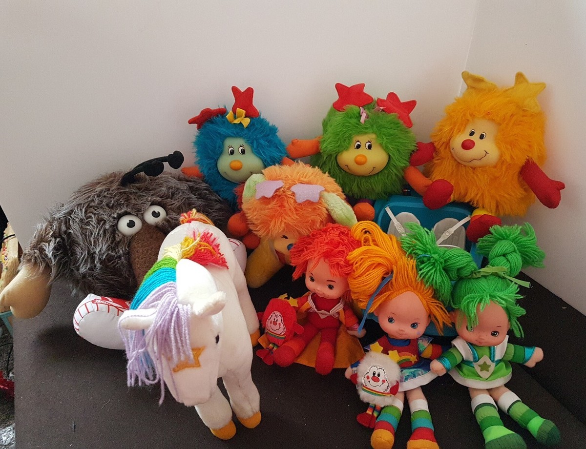 Vintage 80s toys Rainbow Brite Dolls,sprites And Horse Bundle READ