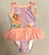 Disney Store Princess Sofia Deluxe Swimsuit Girl