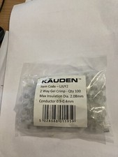 100 Genuine 8A 2 wire telephone jelly crimps BT Virgin teleco connector joiner