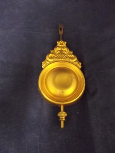 Antique-Painted-Kitchen-Clock-Pendulum-444