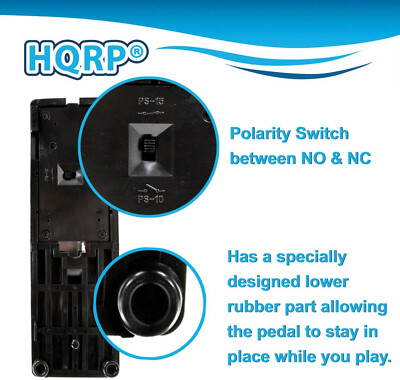 HQRP Interrupteur à Pied Compatible Avec Alesis SR-16 SR-18 Roland CR - Foto 8