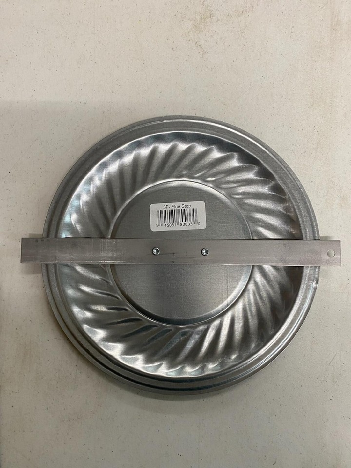 FULTON 3F72 FIREPLACE STOVE PIPE FLUE HOLE COVER STOPPER UP TO 9 5/8