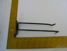 15 Black Slatwall Hooks