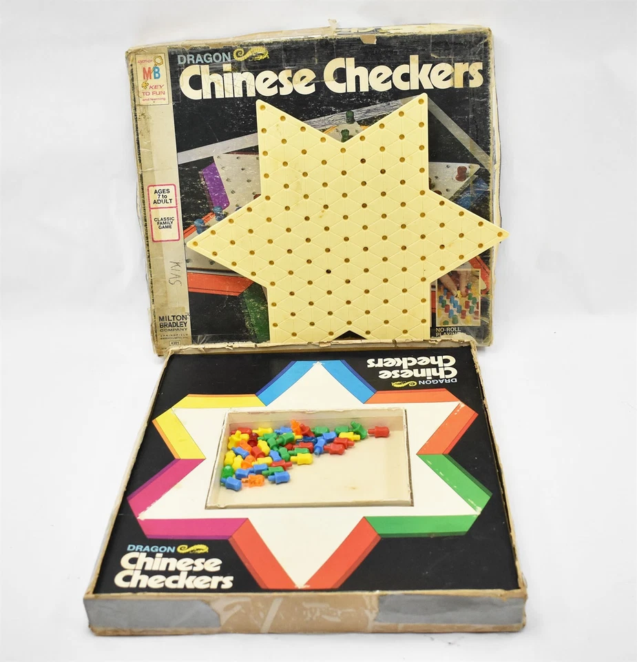 Dragon Chinese Damas Vintage Jogo Milton Bradley 1973 - Imagem 3 de 3