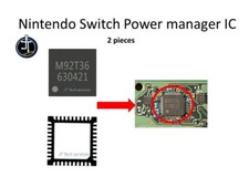 2 pcs Nintendo Switch M92T36 Power Manager Charging Control IC Chip OEM 
