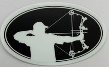 Bow Hunter Vinyl Deer Hunting 4 Sticker Archery Buck Car Truck Graphic Decal