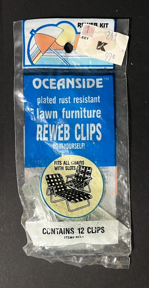 Lot Of 4 Oceanside 12 Clips Per Pack Lawn Furniture Reweb Clips Rust Resistant - Image 3 of 4