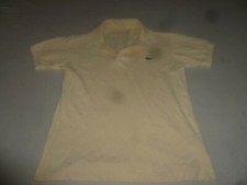 VINTAGE IZOD LACOSTE CREME POLO SHIRT SIZE 2 YOUTH GATOR