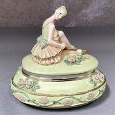 Handpainted Trinket Ballerina Jewellery Box 