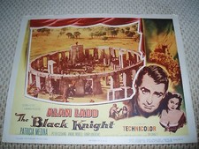 2 Lobby Cards for Black Knight (1954); Alan Ladd