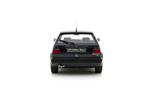 VW Golf 2 GTI Edition Blue 1991 azul oscuro modelo de coche 1:18 otomóvil - Imagen 5 de 11