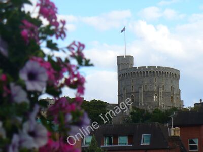 Photo 12x8 Round Tower from Windsor Bridge Eton View of the oldest part of c2011