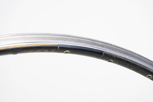 AMBROSIO EXCELLENCE VINTAGE RIM 32H 700C BLACK OLD 90S ROAD BIKE CLINCHER DARK - Picture 4 of 7