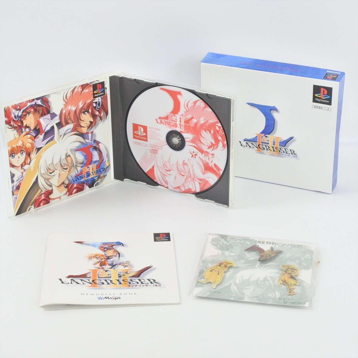 LANGRISSER I and II First Limited Special PS1 Playstation For JP 2093  p1
