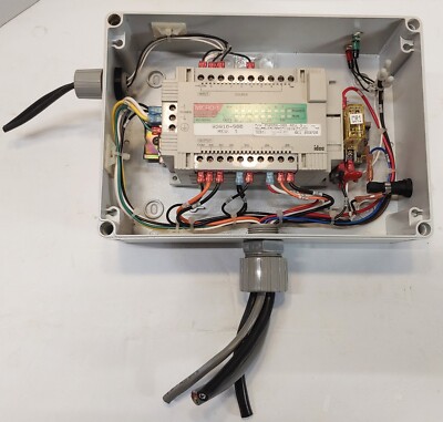 idec Micro-1 Programmable PLC Controller + Enclosure + Extras 100-240VAC Clean!