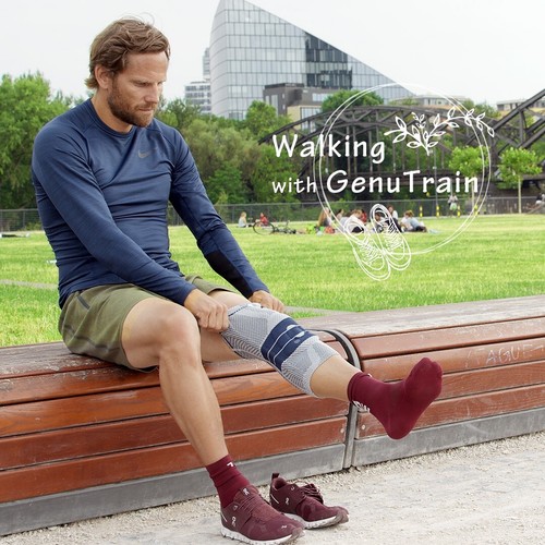 Bauerfeind GenuTrain Size 4 Comfort Knee Joint Brace Patella Support Sleeve ACL - Picture 21 of 23