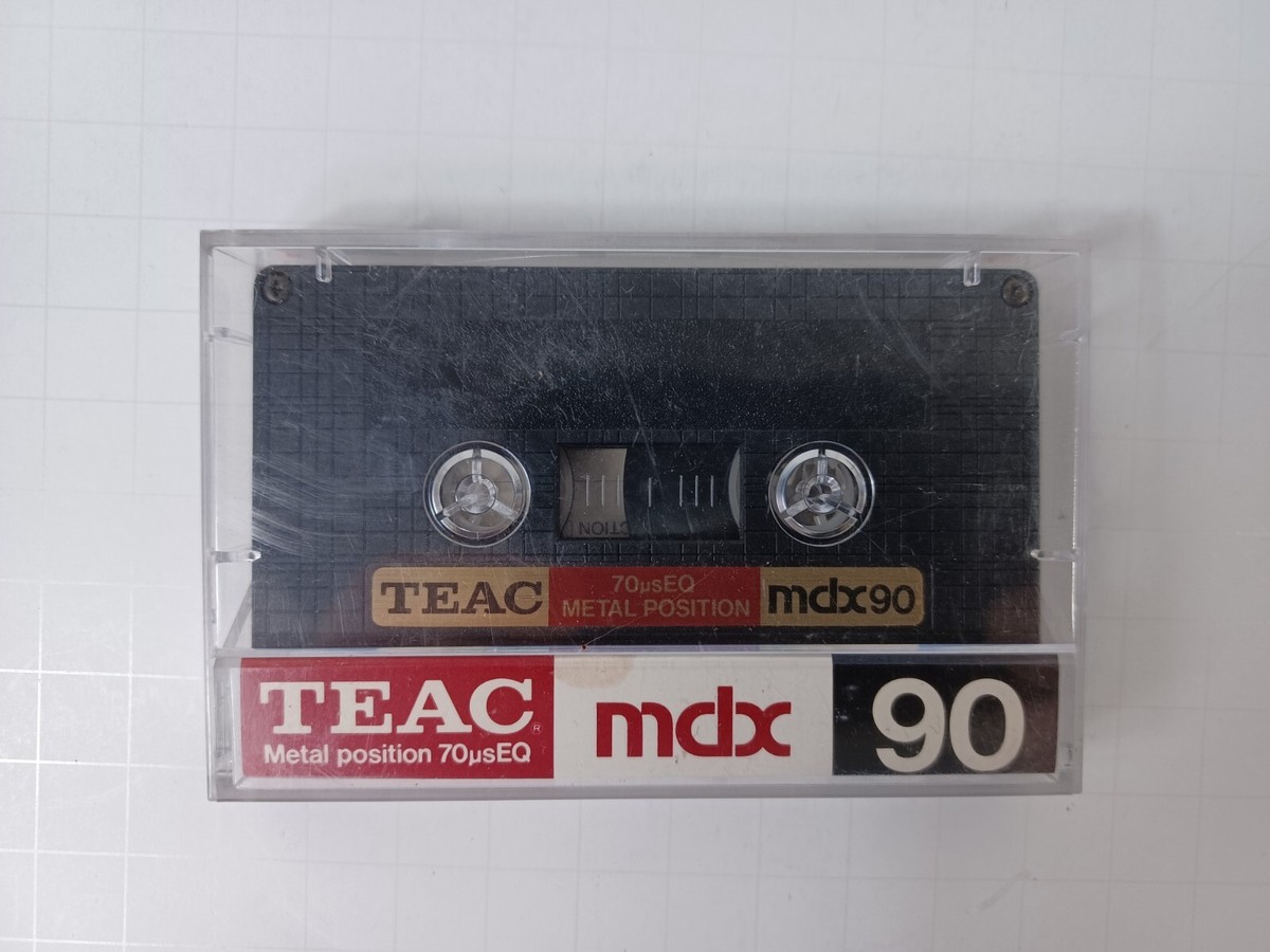 Teac MDX 90 Type IV Metal Position Cassette Tape 70usEQ | eBay