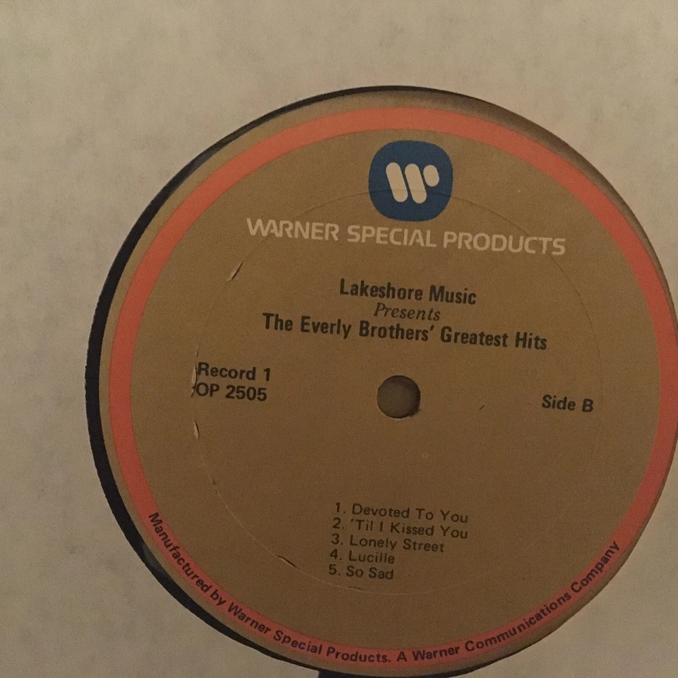 THE EVERLY BROTHERS - Greatest Hits of The Everly Brothers (2LP, 1978) - Image 4 of 4