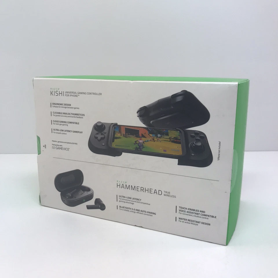 RAZER Kishi Gaming Controller Hammerhead Earbuds Mobile Gaming Bundle iPhone - Image 2 of 4