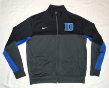 NICE VTG Nike Duke Blue Devils Full Zip Track Warm Up Jacket 2013 Large L