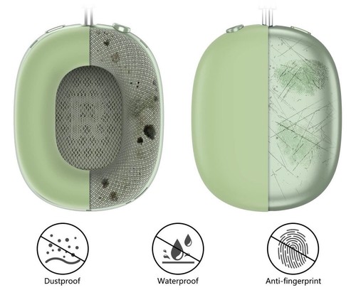 4-in-1 Soft Silicone Protective Cover Case for Apple AirPods Max 1 2 Headphone - Picture 41 of 45