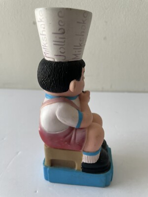 Jollibee ビンテージトイ 1980s Jollibee Train Vinyl Toy Fig Lot 3pcs JOLLIBEE CHAMP POPO