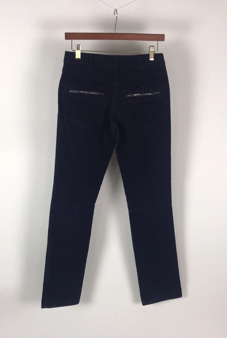 Pantalone donna Valentino in velluto a coste con zip e tasca taglia 4.