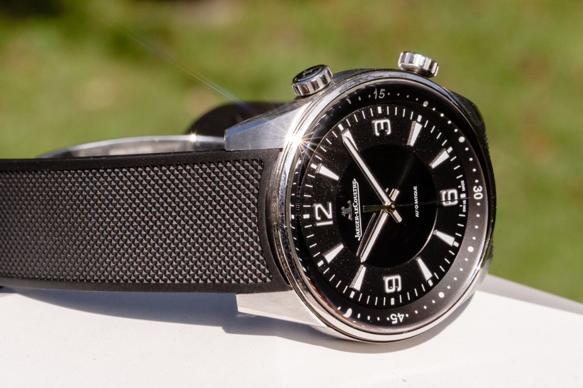 Jaeger-LeCoultre Polaris Automatic Black Dial Rubber Strap Jaeger-LeCoultre Polaris Automatic Black Dial Rubber Strap