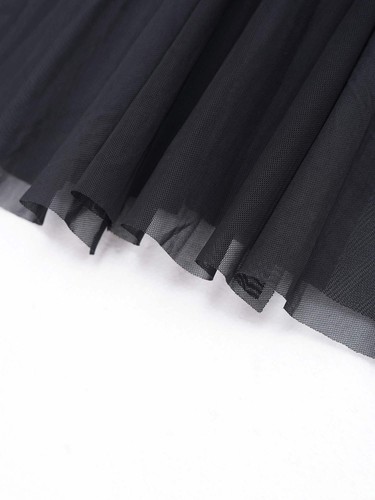 Kids Girls Lyrical Dance Dress Sleeveless Color Block Chiffon Leotard Dress - Picture 74 of 101