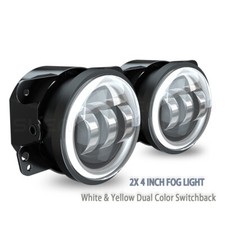 For VW Volkswagen Golf Mk5 5 2003-2009 Fog Lights Lamps Set L+R WHITE YELLOW