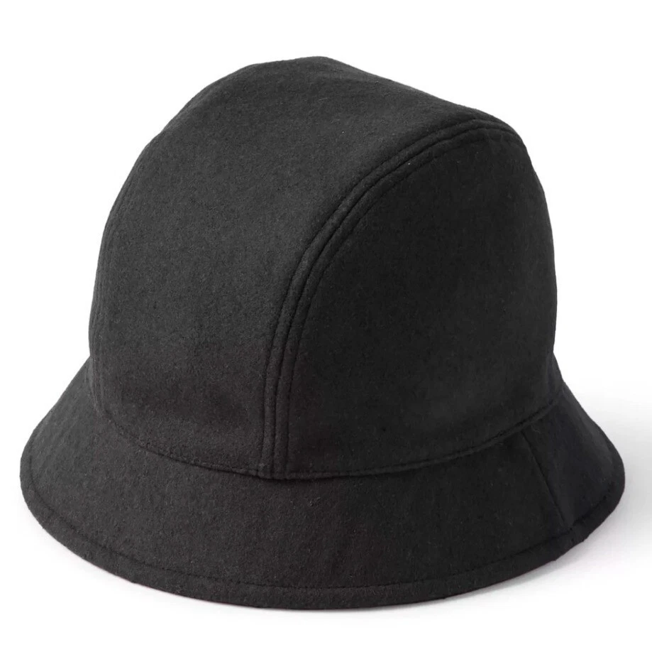Sombrero de invierno Lands End para mujer Cloche talla S-M CashTouch estilo años 20 cubo forro cálido Foto 2 de 4