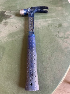 Estwing E6/15SM 15oz Blue Ultra Framing Hammer, Milled Face, Shock Reduction