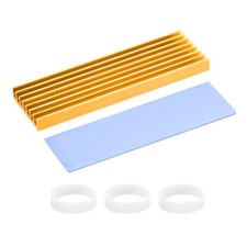 M.2 2280 Nvme SSD Heatsink 70x22x6mm Radiator Cooler Aluminum Heat Sink Gold