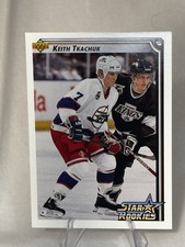 1992 Upper Deck Star Rookies #419 Keith Tkachuk Rookie Card RC Winnipeg Jets. rookie card picture