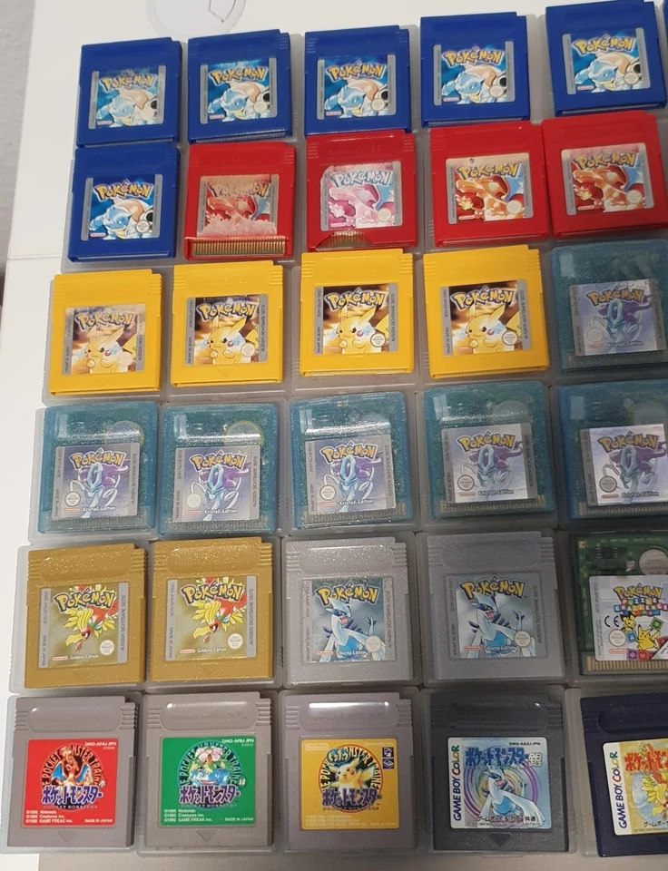 Nintendo Gameboy Pokemon Gold Gelb Rot Blau Silber Kristall - Bild 2 von 4