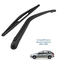 Newparts Wischerarm Heckscheibe Renault Laguna II Schwarz Mit Wischblatt
