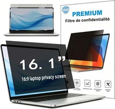 16.1 Inch Privacy Screen Filter for Laptops - Anti-Glare Protector, 26 Shield