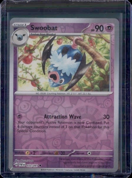 2024 Swoobat Reverse Holo card #33 