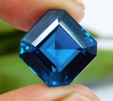 Certified 14.20 Ct Cobalt Blue Spinel Radiant Cut Natural Gemstone Tanzanian