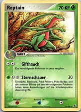 Pokémon Reptain 31/109 EX Rubin Saphir 2003 Deutsch