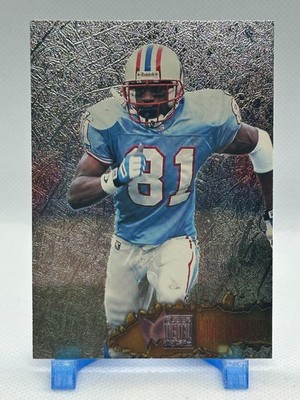 Chris Sanders 1996 Fleer Metal #49 - Houston Oilers