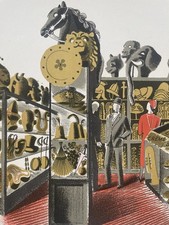 Original 1938 ERIC RAVILIOUS Theatrical Properties lithograph - High Street