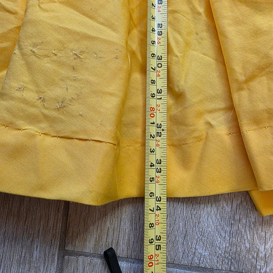 Disfraz de Blancanieves Hecho a Mano Vintage Niños Años 80 90 Manga Abullonada Vestido Amarillo Azul Foto 4 de 4