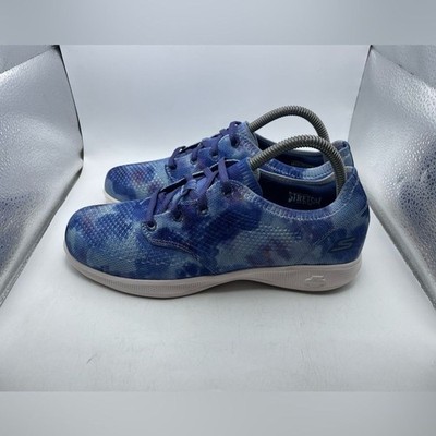 Skechers Gen 5 Stretch fit Blue women s slip on Athletic Sneakers size 8